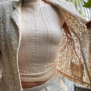 Lace Jacket vintage + top